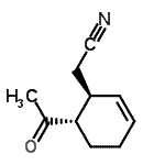 CAS 登录号：85251-21-4， [(1S,6S)-6-乙酰基-2-环己烯-1-基]乙腈