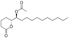 CAS 登录号:85551-39-9, (-)-(5R,6S)-6-乙酰氧基-5-十六内酯