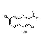 CAS 登录号：855634-10-5， 3,7-二氯-4-羟基-2-喹啉羧酸