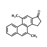 CAS 登录号:85616-56-4, 7,11-二甲基性甾-1(10),2,4,6,8,11,13-庚烯-17-酮