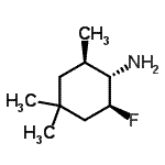 CAS 登录号：85649-06-5， (1S,2S,6R)-2-氟-4,4,6-三甲基环己烷胺