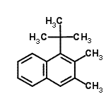CAS 登录号：85650-81-3， 2,3-二甲基-1-(2-甲基-2-丙基)萘