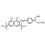 CAS 登录号：85653-98-1， 3-{[4-(二乙基氨基)苯基]偶氮}-4,5-二羟基-2,7-萘二磺酸