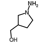 CAS 登录号：856599-34-3， (1-氨基-3-吡咯烷基)甲醇