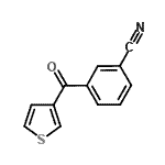 CAS 登录号：861224-01-3， 3-(3-噻吩基羰基)苯甲腈