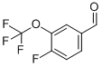 CAS 登录号：86256-48-6， 4-氟-3-(三氟甲氧基)苯甲醛