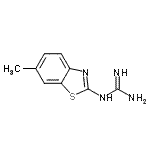 CAS 登录号：86328-44-1， 1-(6-甲基-1,3-苯并噻唑-2-基)胍