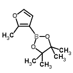 CAS 登录号：864776-02-3， 4,4,5,5-四甲基-2-(2-甲基-3-呋喃基)-1,3,2-二氧硼戊环