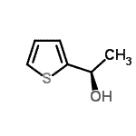 CAS 登录号：86527-10-8， (1R)-1-(2-噻吩基)乙醇