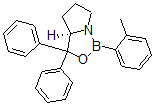 CAS 登录号：865812-10-8， (3aR)-四氢-1-(2-甲基苯基)-3,3-二苯基-1H,3H-吡咯并[1,2-c][1,3,2]氧杂氮杂硼杂戊环