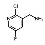 CAS 登录号：870063-53-9， 1-(2-氯-5-氟-3-吡啶基)甲胺