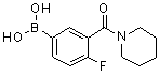 CAS 登录号：874219-30-4， [4-氟-3-(1-哌啶基羰基)苯基]硼酸