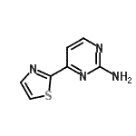 CAS 登录号：874830-88-3， 4-(1,3-噻唑-2-基)-2-嘧啶胺