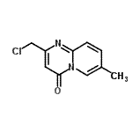 CAS 登录号：87591-79-5， 2-(氯甲基)-7-甲基-4H-吡啶并[1,2-a]嘧啶-4-酮