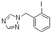 CAS 登录号：876316-31-3， 1-[(2-碘苯基)甲基]-1H-1,2,4-三唑