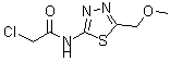 CAS 登录号：876710-55-3， 2-氯-N-[5-(甲氧基甲基)-1,3,4-噻二唑-2-基]乙酰胺