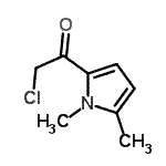 CAS 登录号：88098-22-0， 2-氯-1-(1,5-二甲基-1H-吡咯-2-基)乙酮