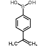 CAS 登录号：88161-25-5， (4-异丙烯基苯基)硼酸