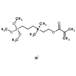 CAS 登录号：88172-66-1， N-[2-(甲基丙烯酰氧基)乙基]-N,N-二甲基-3-(三甲氧基硅烷基)-1-丙铵溴化物