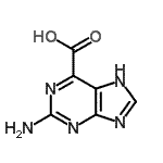 CAS 登录号：882213-41-4， 2-氨基-3H-嘌呤-6-羧酸