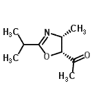 CAS 登录号：88309-26-6， 1-[(4R,5R)-2-异丙基-4-甲基-4,5-二氢-1,3-恶唑-5-基]乙酮