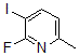 CAS 登录号：884494-48-8， 2-氟-3-碘-6-甲基-吡啶