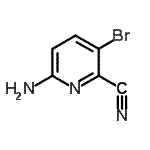 CAS 登录号：884541-48-4， 6-氨基-3-溴-2-吡啶甲腈