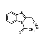 CAS 登录号：88482-10-4， (1-乙酰基-1H-苯并咪唑-2-基)乙腈