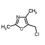 CAS 登录号：885061-06-3， 5-(氯甲基)-2,4-二甲基-1,3-恶唑