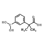 CAS 登录号：885068-00-8， 2-[3-(硼酸基)苯基]-2-甲基丙酸