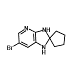 CAS 登录号：885266-85-3， 6'-溴-1',3'-二氢螺[环戊烷-1,2'-咪唑并[4,5-b]吡啶]
