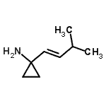 CAS 登录号：885268-21-3， 1-[(1E)-3-甲基-1-丁烯-1-基]环丙胺
