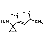 CAS 登录号：885268-27-9， 1-[(2E)-4-甲基-2-戊烯-2-基]环丙胺