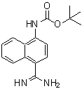 CAS 登录号：885270-07-5， (4-甲脒基-1-萘基)氨基甲酸叔丁酯