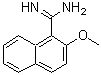CAS 登录号：885270-13-3， 2-甲氧基-1-萘甲脒