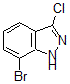 CAS 登录号：885271-75-0， 7-溴-3-氯-1H-吲唑