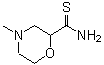 CAS 登录号：885272-63-9， 4-甲基-2-吗啉硫代甲酰胺