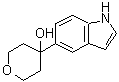 CAS 登录号：885273-22-3， 4-(1H-吲哚-5-基)四氢-2H-吡喃-4-醇