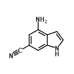 CAS 登录号：885518-39-8， 4-氨基-1H-吲哚-6-甲腈
