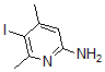 CAS 登录号：885952-12-5， 5-碘-4,6-二甲基-2-吡啶胺