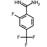 CAS 登录号：885957-02-8， 2-氟-4-(三氟甲基)苯甲脒