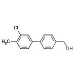 CAS 登录号：885963-00-8， (3'-氯-4'-甲基-4-联苯基)甲醇