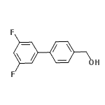 CAS 登录号：885963-50-8， (3',5'-二氟-4-联苯基)甲醇