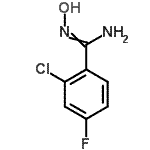 CAS 登录号：885963-71-3， 2-氯-4-氟-N'-羟基苯甲脒