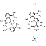 CAS 登录号:886061-48-9, 亚铜1,3-二(2,6-二异丙基苯基)咪唑四氟硼酸盐