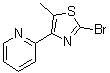 CAS 登录号：886370-92-9， 2-(2-溴-5-甲基-1,3-噻唑-4-基)吡啶
