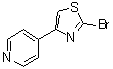 CAS 登录号：886371-01-3， 4-(2-溴-1,3-噻唑-4-基)吡啶