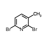 CAS 登录号：887571-15-5， 2,6-二溴-3-甲基吡啶
