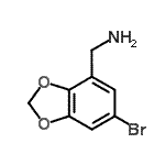 CAS 登录号：887581-73-9， 1-(6-溴-1,3-苯并二氧戊环-4-基)甲胺