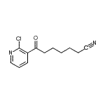 CAS 登录号：890100-80-8， 7-(2-氯-3-吡啶基)-7-氧代庚烷腈